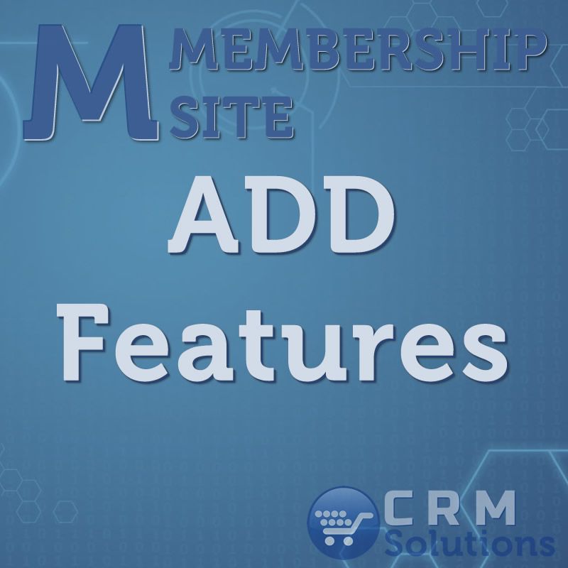 Add Membership Site Features