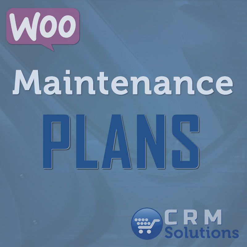 WooCommerce Maintenance Plans