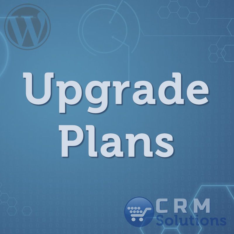 Wordpress Upgrade Plans
